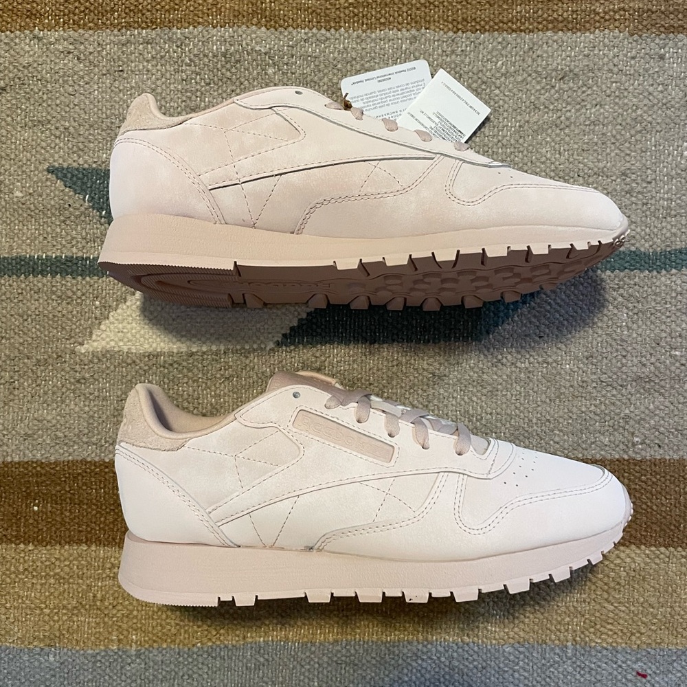 Reebok classic leather sneakers.
